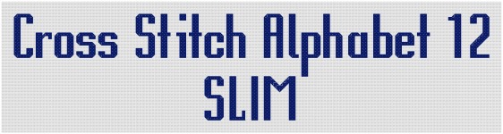 Alphabet 12 Cross Stitch Design And Chart