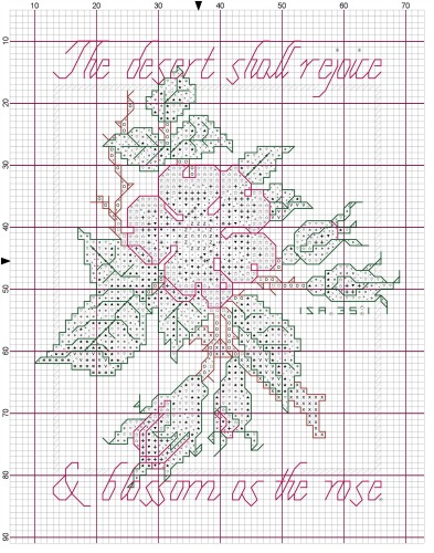 seeable cross stitch graph paper