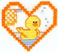 "Rubber Ducky" Cross Stitch Pattern